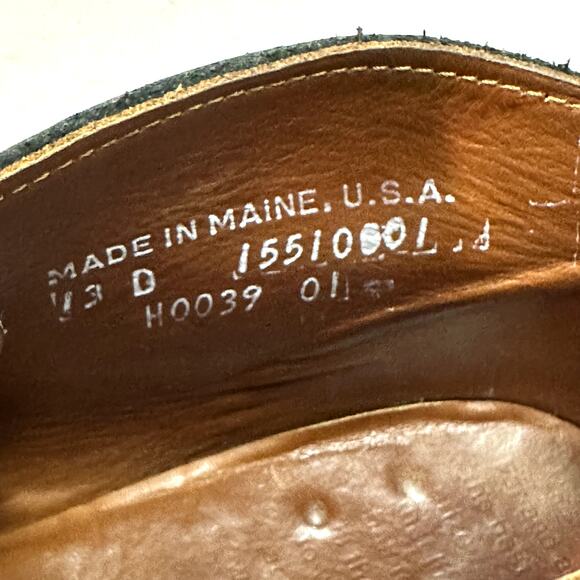 NEW HEELS Rancourt & Co. x Helm Bison Black Calf Chukka Boots Maine USA 13 D main image 9